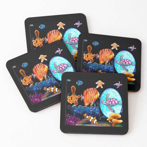 Item preview, Tropical fish coral reef. The top 10 Best fishing gifts and gift ideas for fish lovers. Nautical  designed and sold by Artonmytee.