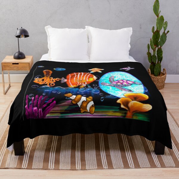 Item preview, Tropical fish coral reef. The top 10 Best fishing gifts and gift ideas for fish lovers. Nautical  designed and sold by Artonmytee.