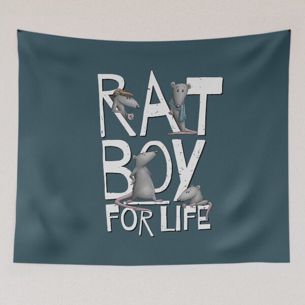 Item preview, Rat Boy For Life! Be your ratty self! Rat Statement Fun designed and sold by Skizzenmonster.