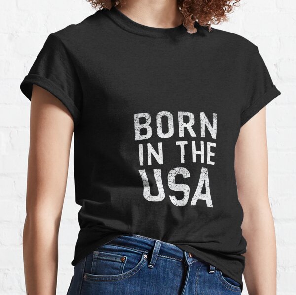 Born in the usa t shirt h best sale