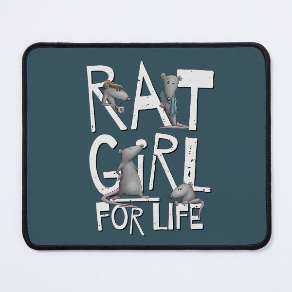 Item preview, Rat Girl For Life! Be your ratty self! Rat Statement Fun designed and sold by Skizzenmonster.