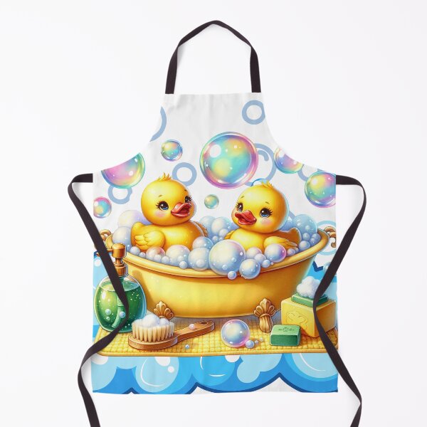 Item preview, Ducky Duo in a Bubble Bath designed and sold by Sillytoe.
