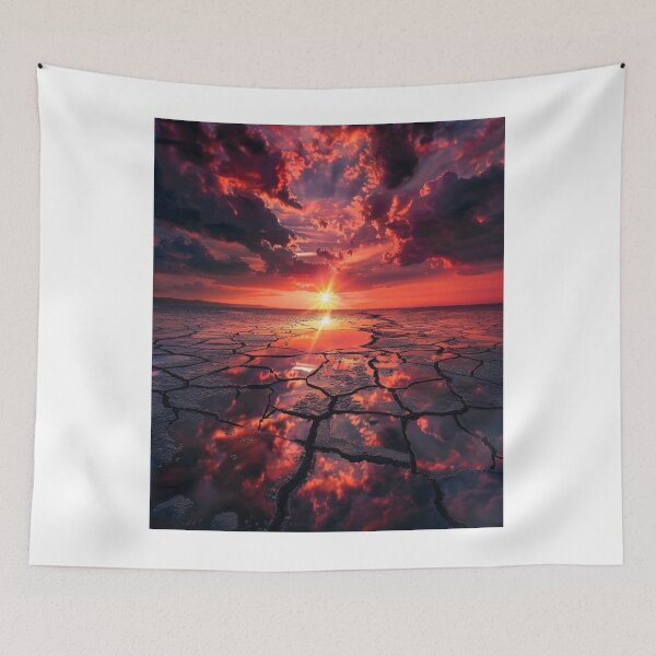 Item preview, Sunset on Shattered Ground designed and sold by janicemayila.