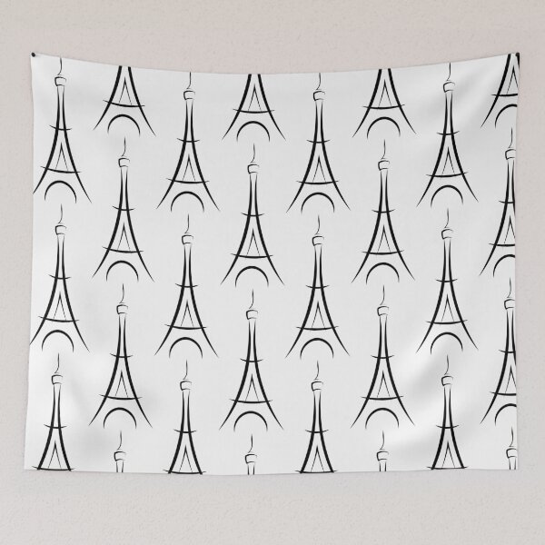 Item preview, Stylized Eiffel Tower (Black) designed and sold by CyrielleShop.