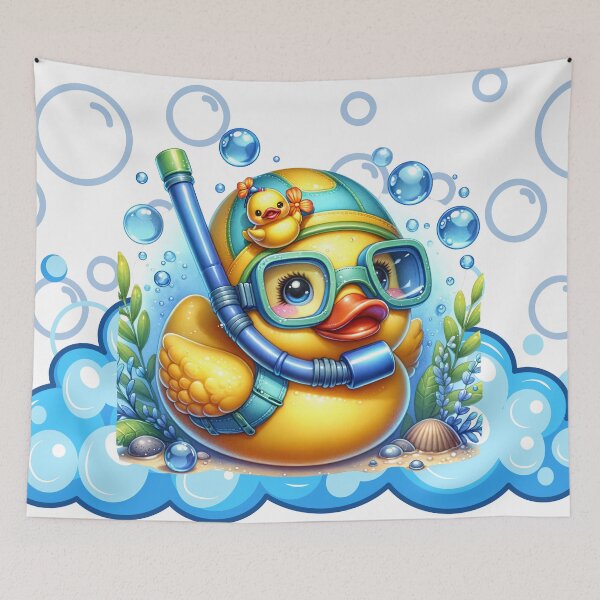 Item preview, Snorkeling Duck Adventure designed and sold by Sillytoe.