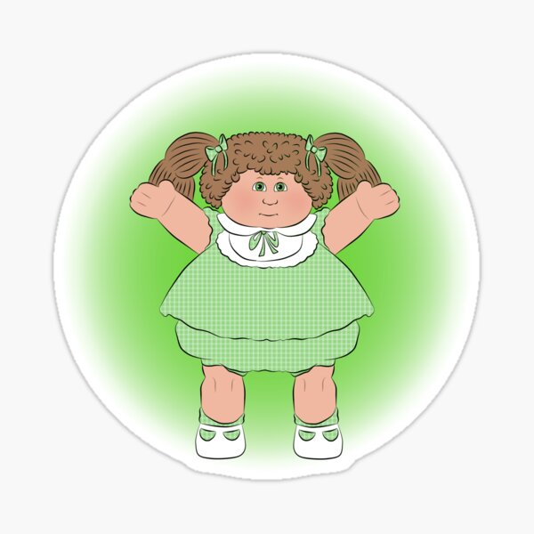 dark green birthday dress Cabbage Patch Doll 1984 Green Signature – Shop for Shelter main image 1