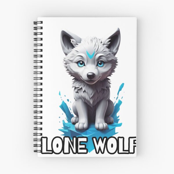 Item preview, lone wolf (baby) designed and sold by ApolloStoreHD.