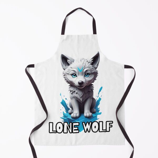 Item preview, lone wolf (baby) designed and sold by ApolloStoreHD.