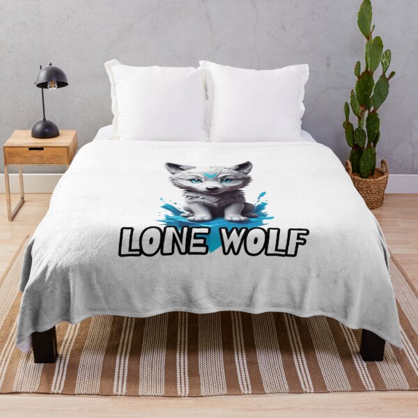 Item preview, lone wolf (baby) designed and sold by ApolloStoreHD.