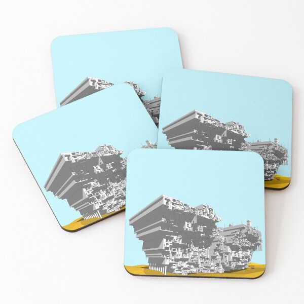 Item preview, Utopia city fortress 2.0 designed and sold by m-yoga-store.