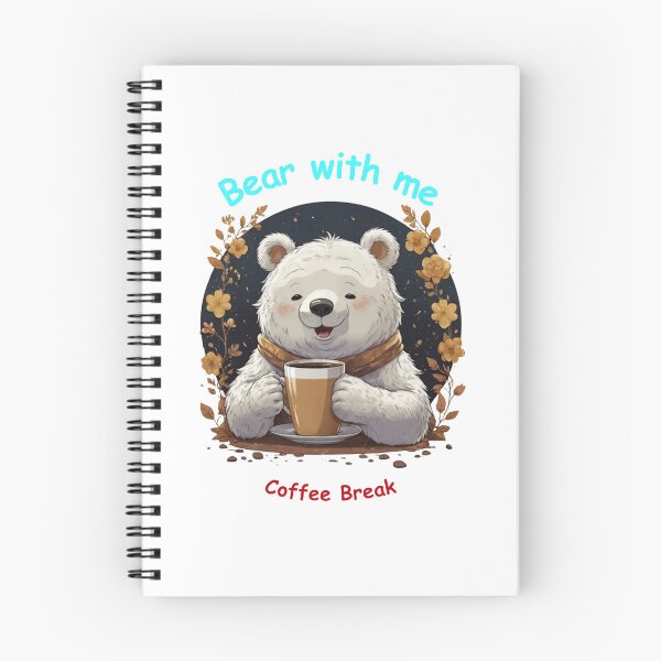 Item preview, Bear with me coffee break designed and sold by Zha-Zha Designs.