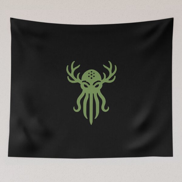 Item preview, Ancient Octopus Creature with Antlers 2 designed and sold by Weknes.