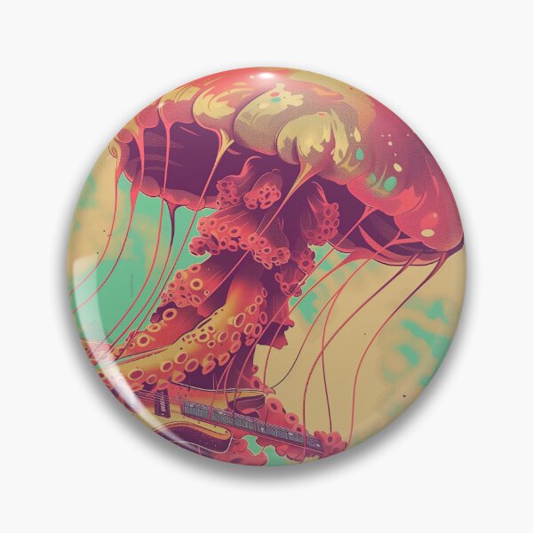Item preview, Music is Life: Electric Guitar Jellyfish designed and sold by WaveVisions.