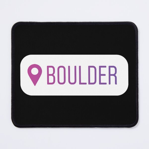 Item preview, Boulder Geotag  designed and sold by orlumbuspirate.