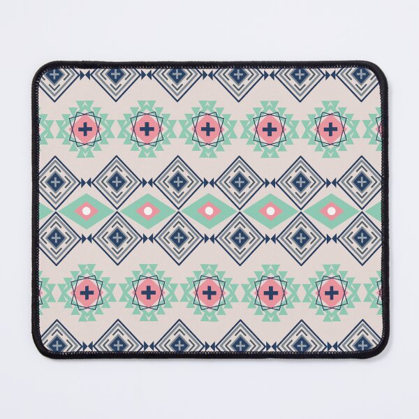 Item preview, Pastel geometric Navajo tribal vector seamless pattern. Native American ornament. Ethnic South Western decor style. Boho geometric ornament. Vector seamless pattern. Mexican blanket, rug. Woven carpet designed and sold by yakza-design.