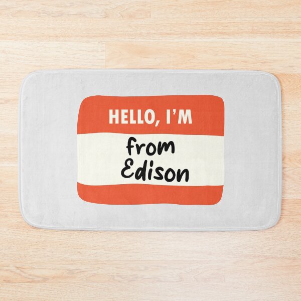 Item preview, Hello I'm From Edison designed and sold by orlumbuspirate.