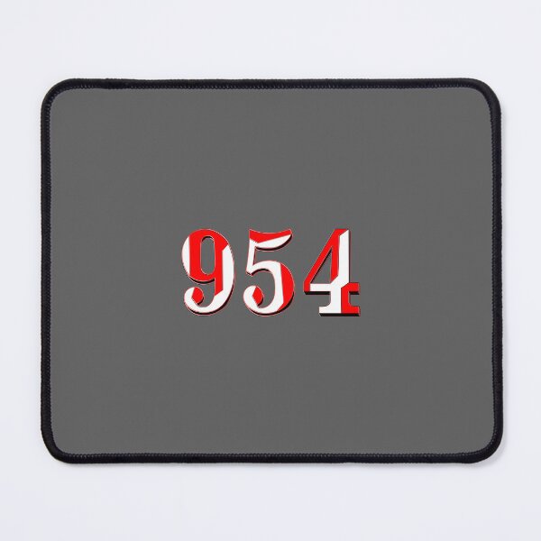 Item preview, number nine hundred and fifty four three digit 954 order sequence team member age designed and sold by 4rpixs.
