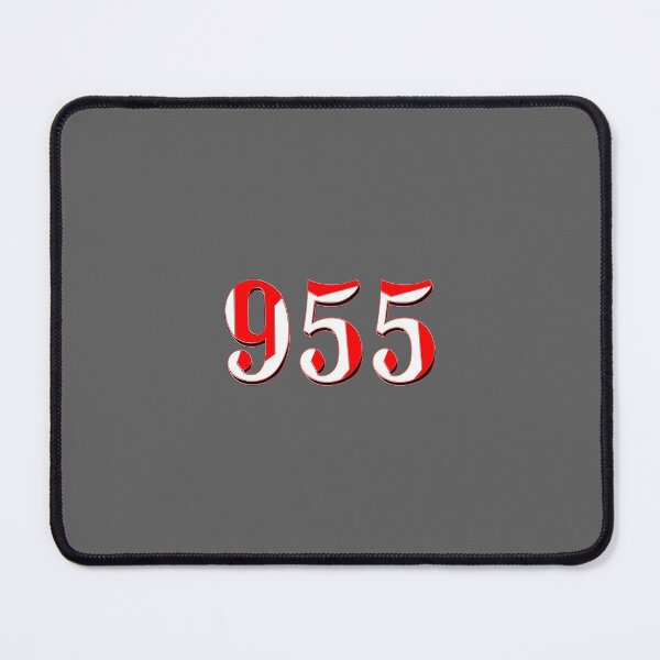 Item preview, number nine hundred and fifty five three digit 955 order sequence team member age designed and sold by 4rpixs.