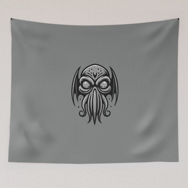 Item preview, Ancient Octopus Creature with Wings GREY designed and sold by Weknes.