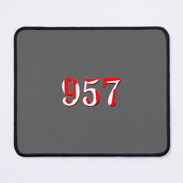 Item preview, number nine hundred and fifty seven three digit 957 order sequence team member age designed and sold by 4rpixs.