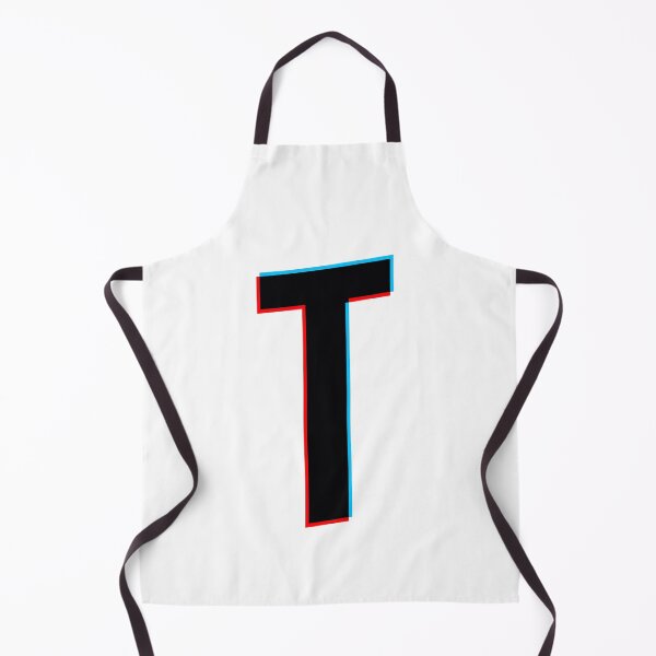 Item preview, Black letter T with red and blue lines designed and sold by MUJU-pixel.