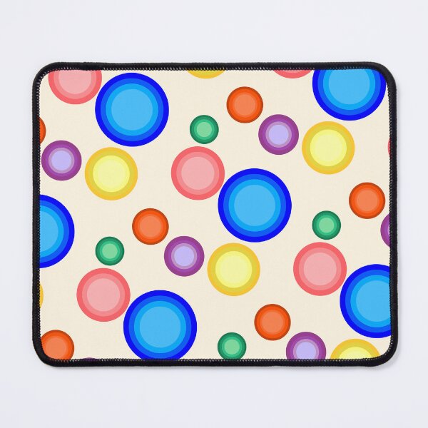 Item preview, Puddled Multicolor Circles on Cream designed and sold by JaygiesDesign.