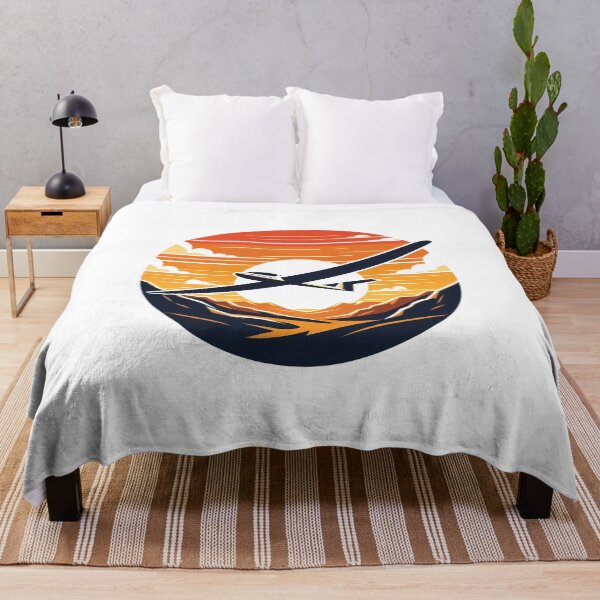Item preview, Glider Plane Pilot Sailplane Biplane aerial floating soaring designed and sold by These_Prints.