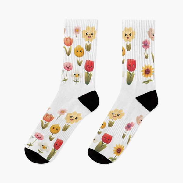 Item preview, Kawaii Flower Faces designed and sold by BanFahSai.