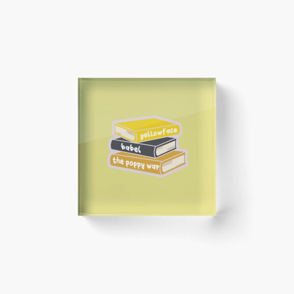 Item preview, rf kuang books stack sticker designed and sold by biancallorin.