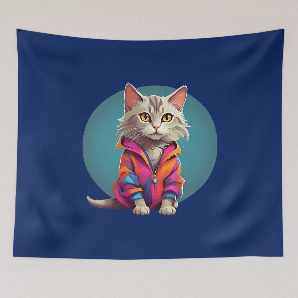 Item preview, Multicolored Feline Radiance designed and sold by Indoni.