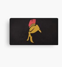 Ottawa Red and Gold Inspired Art Canvas Print