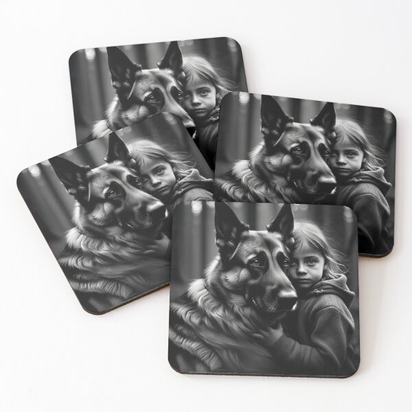 Item preview, Dog and Girl " german shepherd" designed and sold by Jbl55.