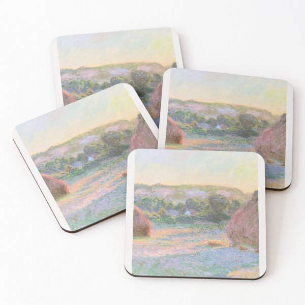 Item preview, Claude Monet Stacks of Wheat Exhibition Poster designed and sold by BelovedArtPrint.