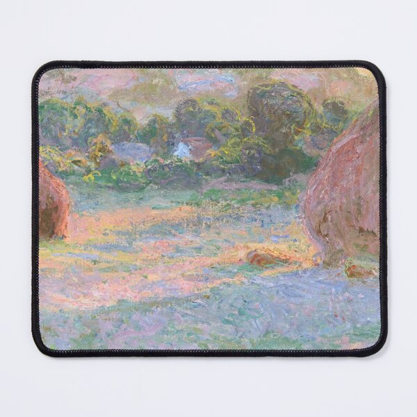 Artikelvorschau, Ausstellungsplakat „Weizenstapel“ von Claude Monet entworfen und verkauft von BelovedArtPrint.