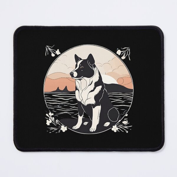 Item preview, Traveler dog in the sea Karelian Bear Dog dog onwer designed and sold by GoodyPaws.