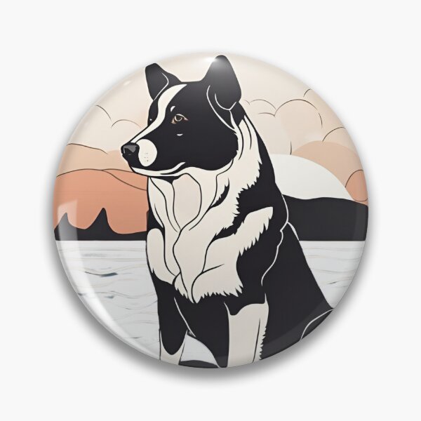 Item preview, Traveler dog in the sea Karelian Bear Dog  dog onwer  designed and sold by GoodyPaws.