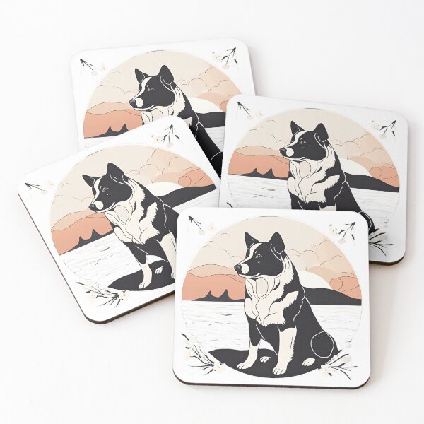 Item preview, Traveler dog in the sea Karelian Bear Dog  dog onwer  designed and sold by GoodyPaws.
