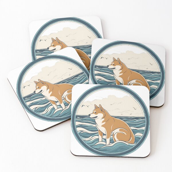 Item preview, Traveler dog in the sea Shiba Inu Dog  dog onwer  designed and sold by GoodyPaws.