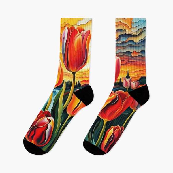 Item preview, Sunrise with Tulips designed and sold by George Hutton Hunter.