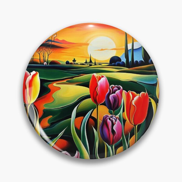Item preview, Sunset with Tulips designed and sold by George Hutton Hunter.