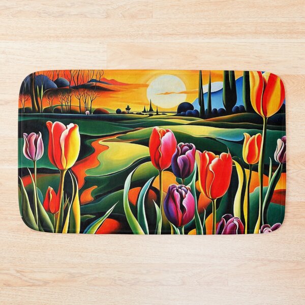 Item preview, Sunset with Tulips designed and sold by George Hutton Hunter.