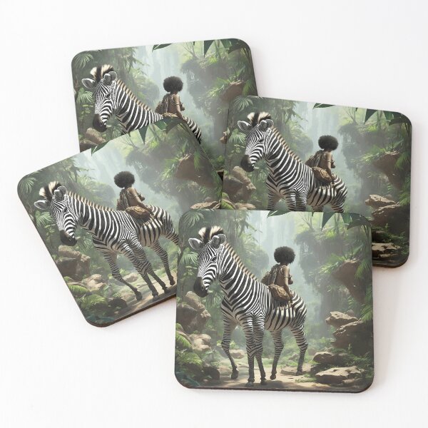 Item preview, Zebra Explorers Treasure designed and sold by HandSofie.