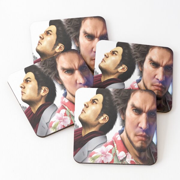 Item preview, Kiryu & Ichiban Yakuza Like a Dragon Game Portrait  designed and sold by MerikuroCreates.