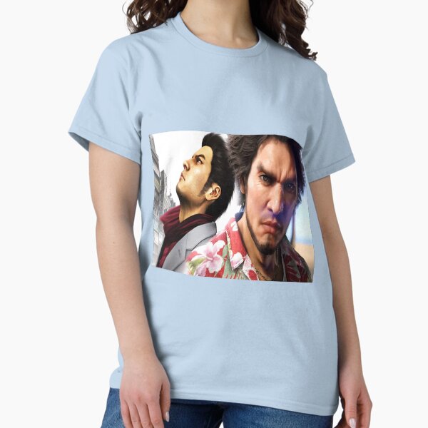 Item preview, Kiryu & Ichiban Yakuza Like a Dragon Game Portrait  designed and sold by MerikuroCreates.