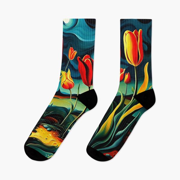Item preview, Tulips in moonlight designed and sold by George Hutton Hunter.