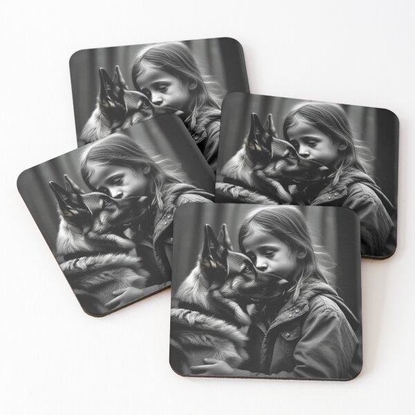 Item preview, Dog and Girl "german shepherd" designed and sold by Jbl55.
