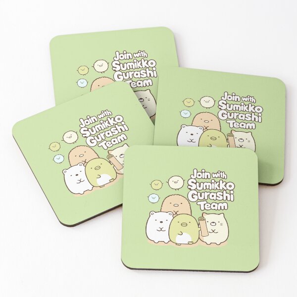 Item preview, Join the Sumikko Gurashi Team | Cute Japanese Characters | Kawaii Group Illustration | Adorable Friends Art | T-shirts, Stickers, Posters, and Home Decor designed and sold by FEBRICAST.