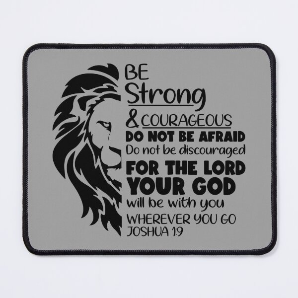 Item preview, Be Strong and Courageous Joshua 1:9 designed and sold by simplydesignart.