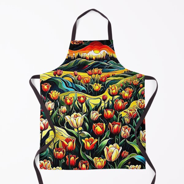 Item preview, Tulips on hillside designed and sold by George Hutton Hunter.