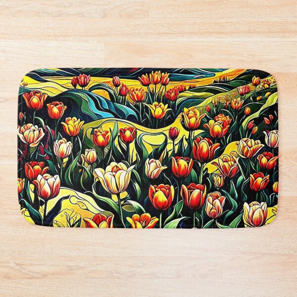 Item preview, Tulips on hillside designed and sold by George Hutton Hunter.